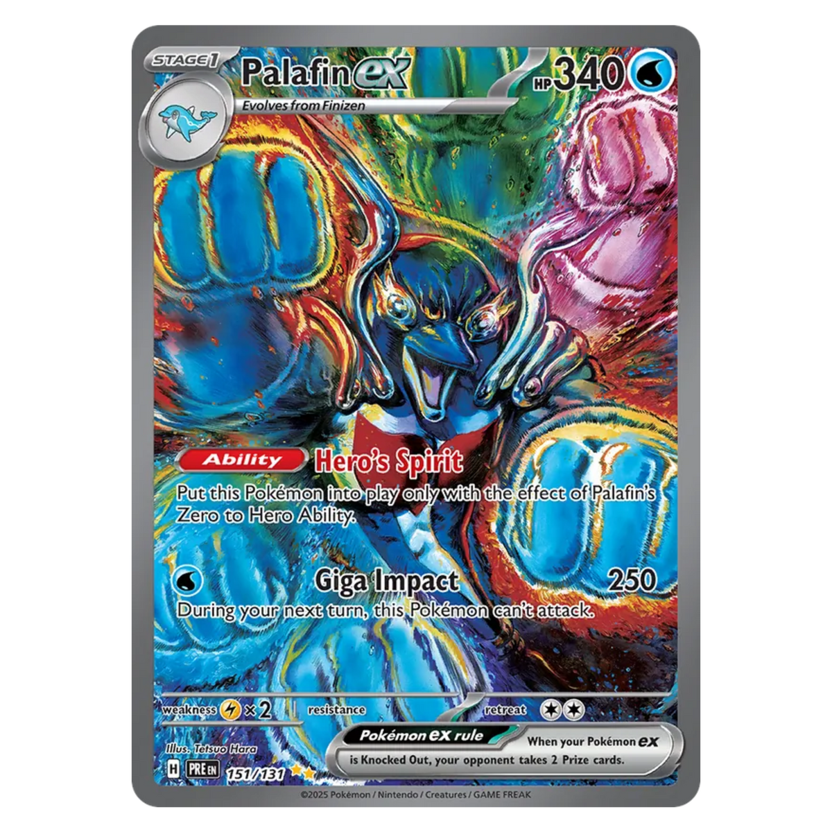 Palafin ex 151/131 Special Illustration Rare — Prismatic Evolutions