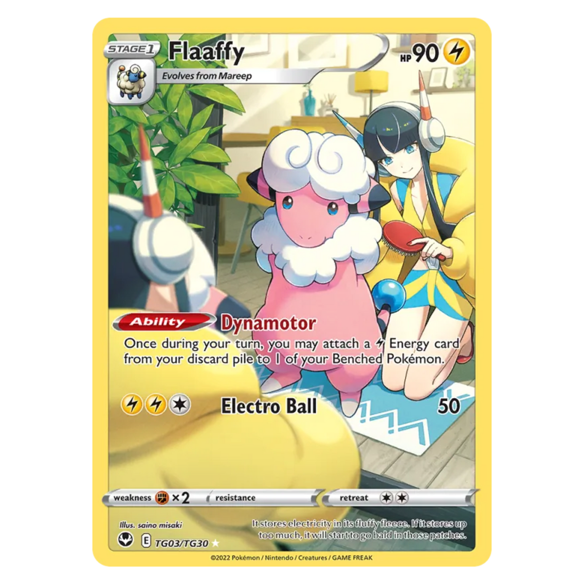 Flaaffy TG03/TG30 Rare Holo — Silver Tempest