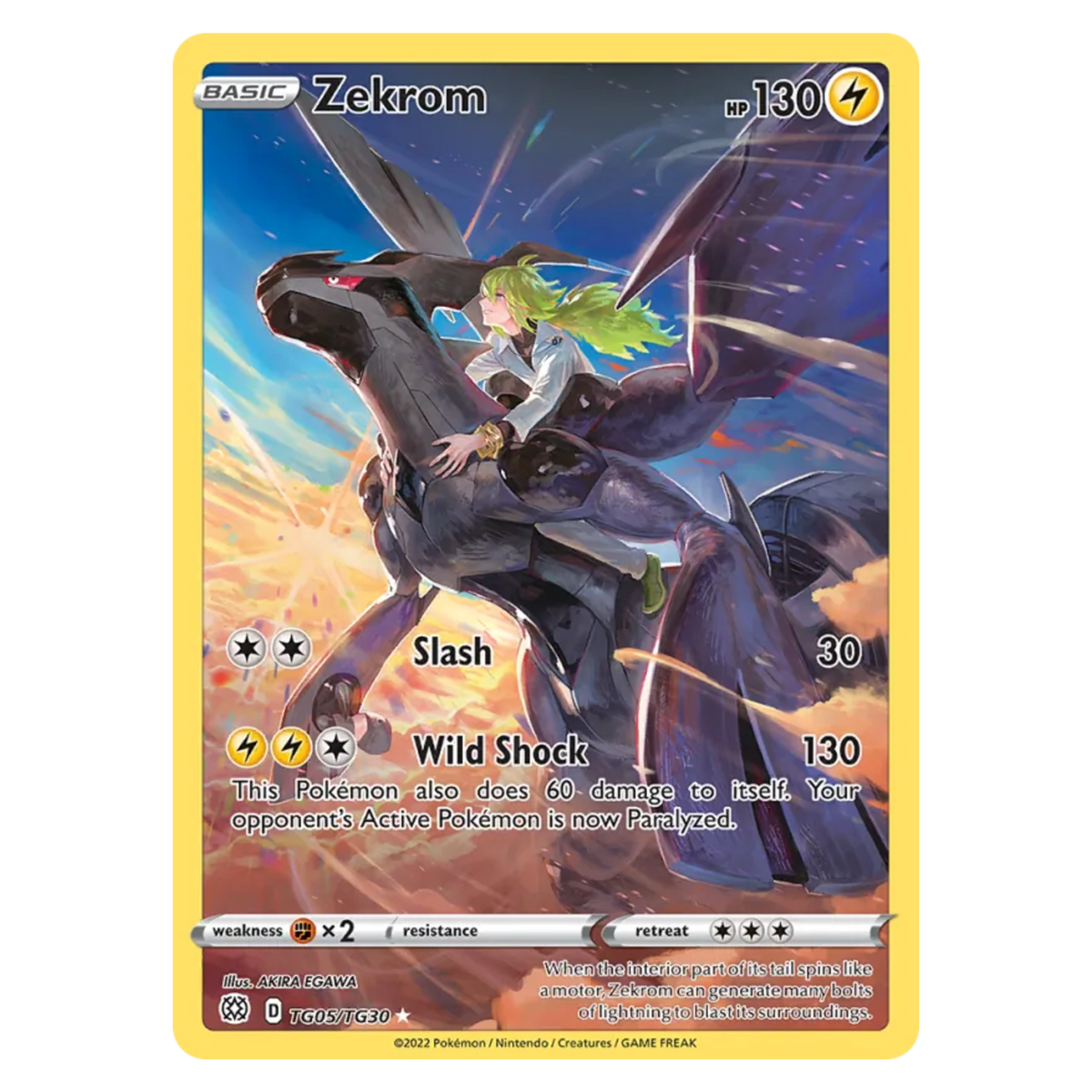 Zekrom TG05/TG30 Rare Holo — Brilliant Stars