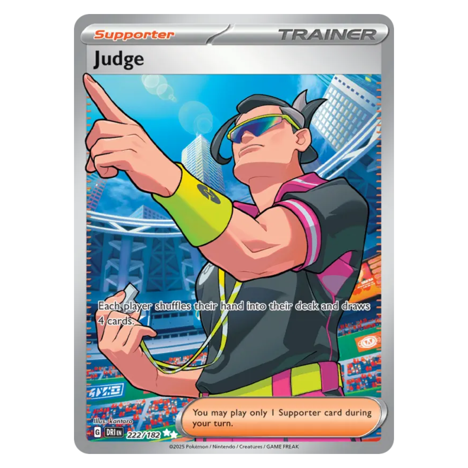 Judge 222/182 Ultra Rare — Destined Rivals