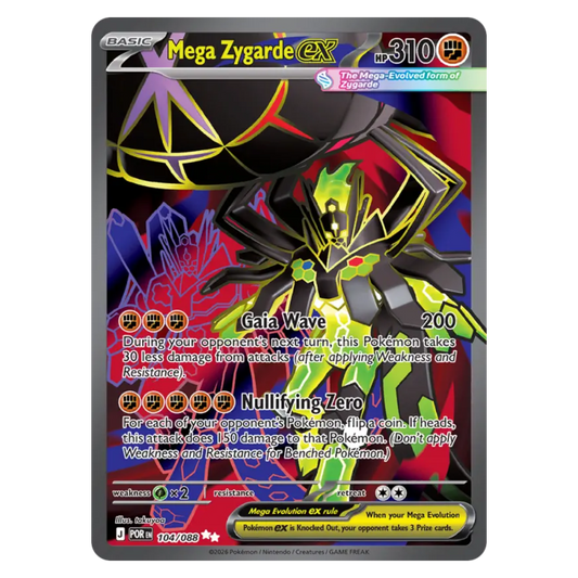 Mega Zygarde ex 104/88 Ultra Rare — Perfect Order