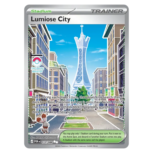 Lumiose City 111/88 Ultra Rare — Perfect Order