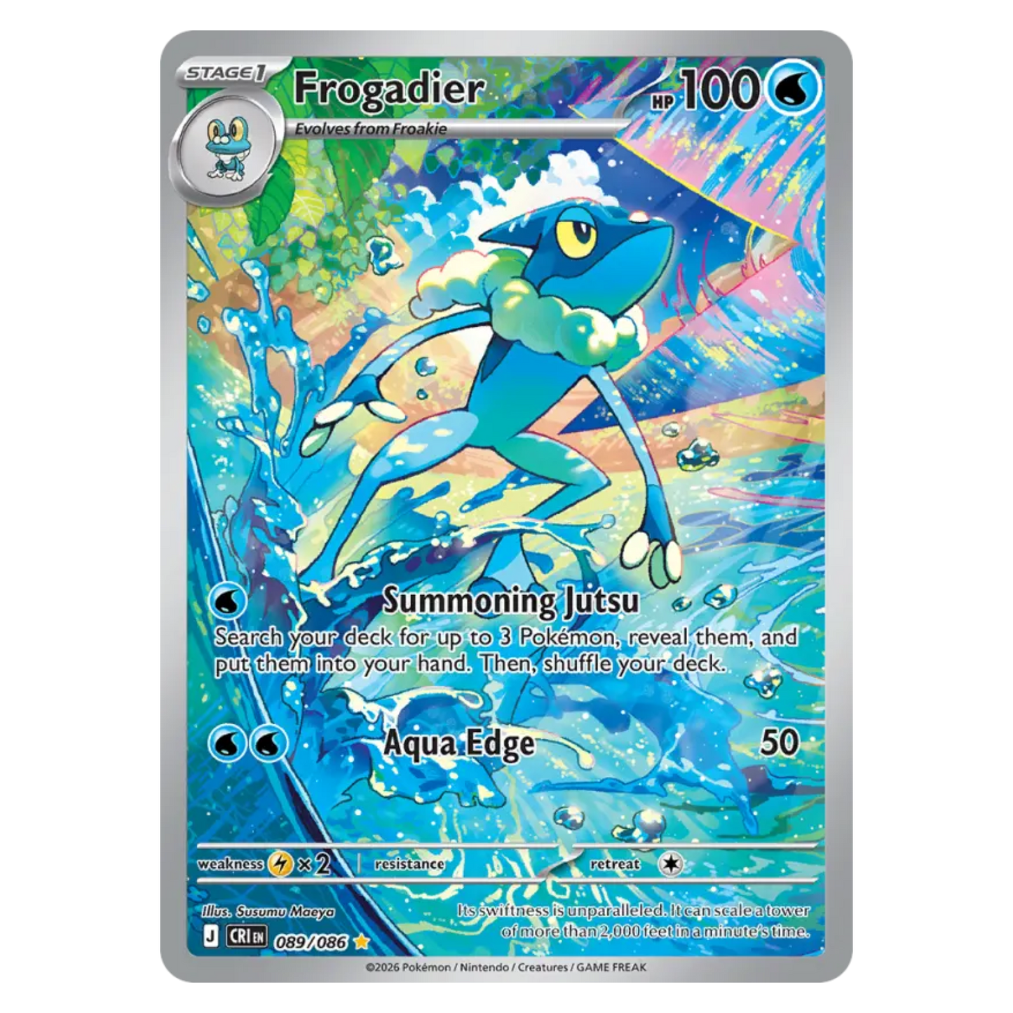 Frogadier 089/86 Illustration rare — Chaos Rising