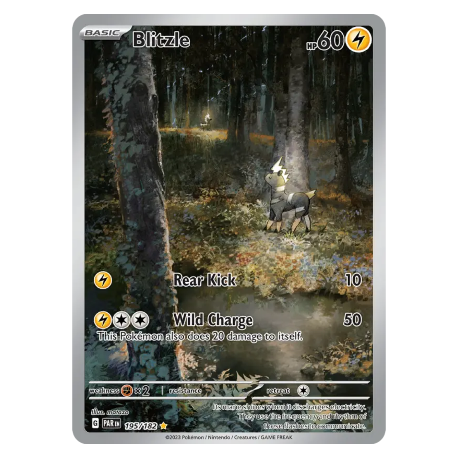 Blitzle 195/182 Illustration rare — Paradox Rift