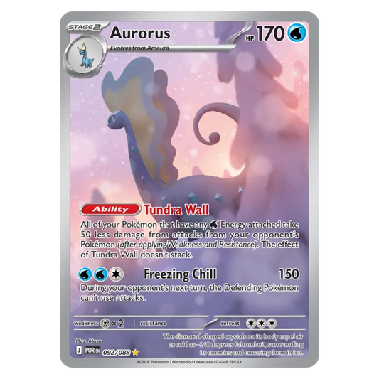 Aurorus 092/88 Illustration rare — Perfect Order