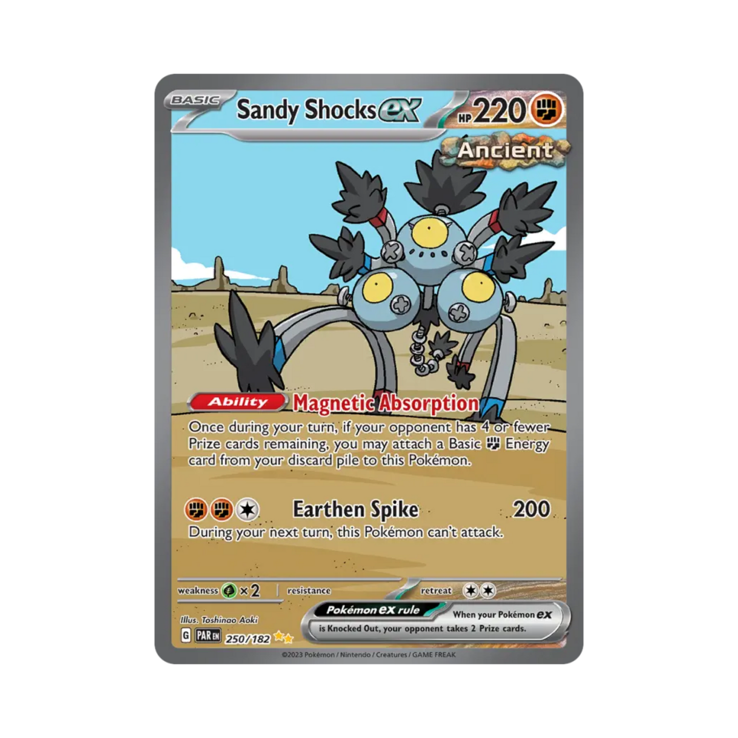 Sandy Shocks ex 250/182 Special illustration rare