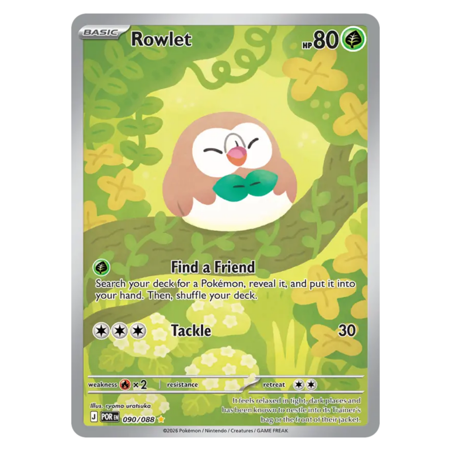 Rowlet 090/88 Illustration rare — Perfect Order