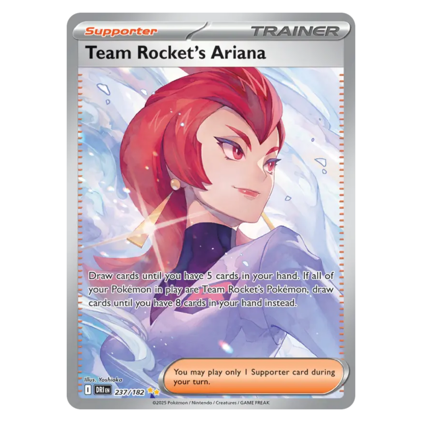 Team Rocket's Ariana 237/182 Special illustration rare — Destined Rivals