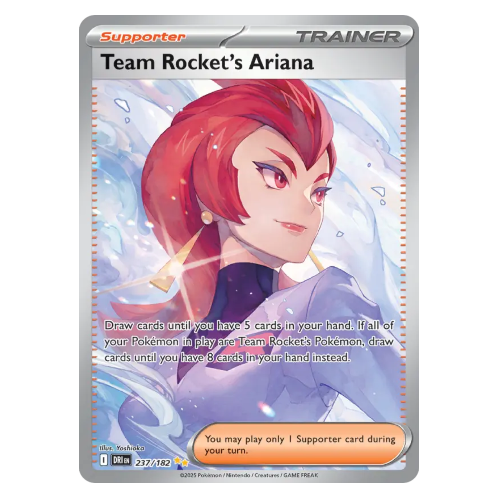 Team Rocket's Ariana 237/182 Special illustration rare — Destined Rivals