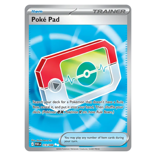 Poké Pad 113/88 Ultra Rare — Perfect Order