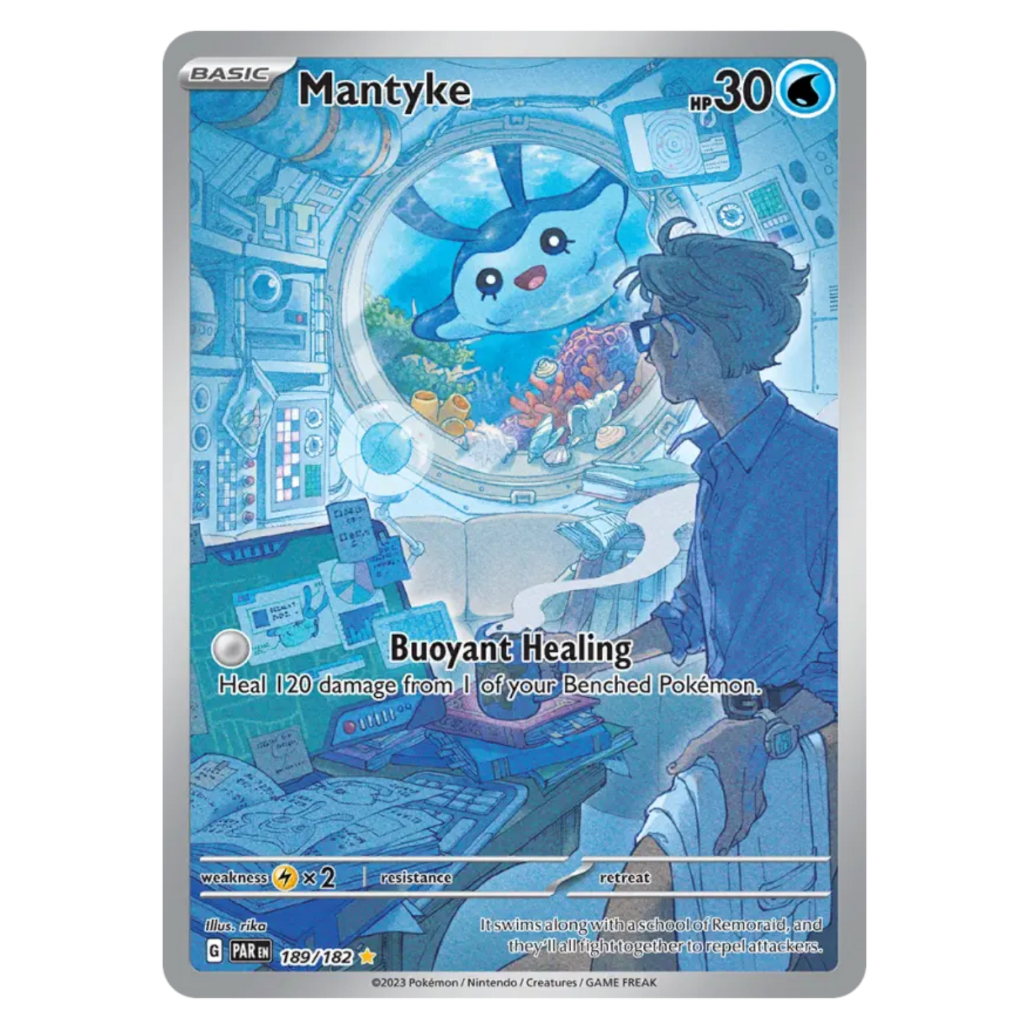 Mantyke 189/182 Illustration rare — Paradox Rift