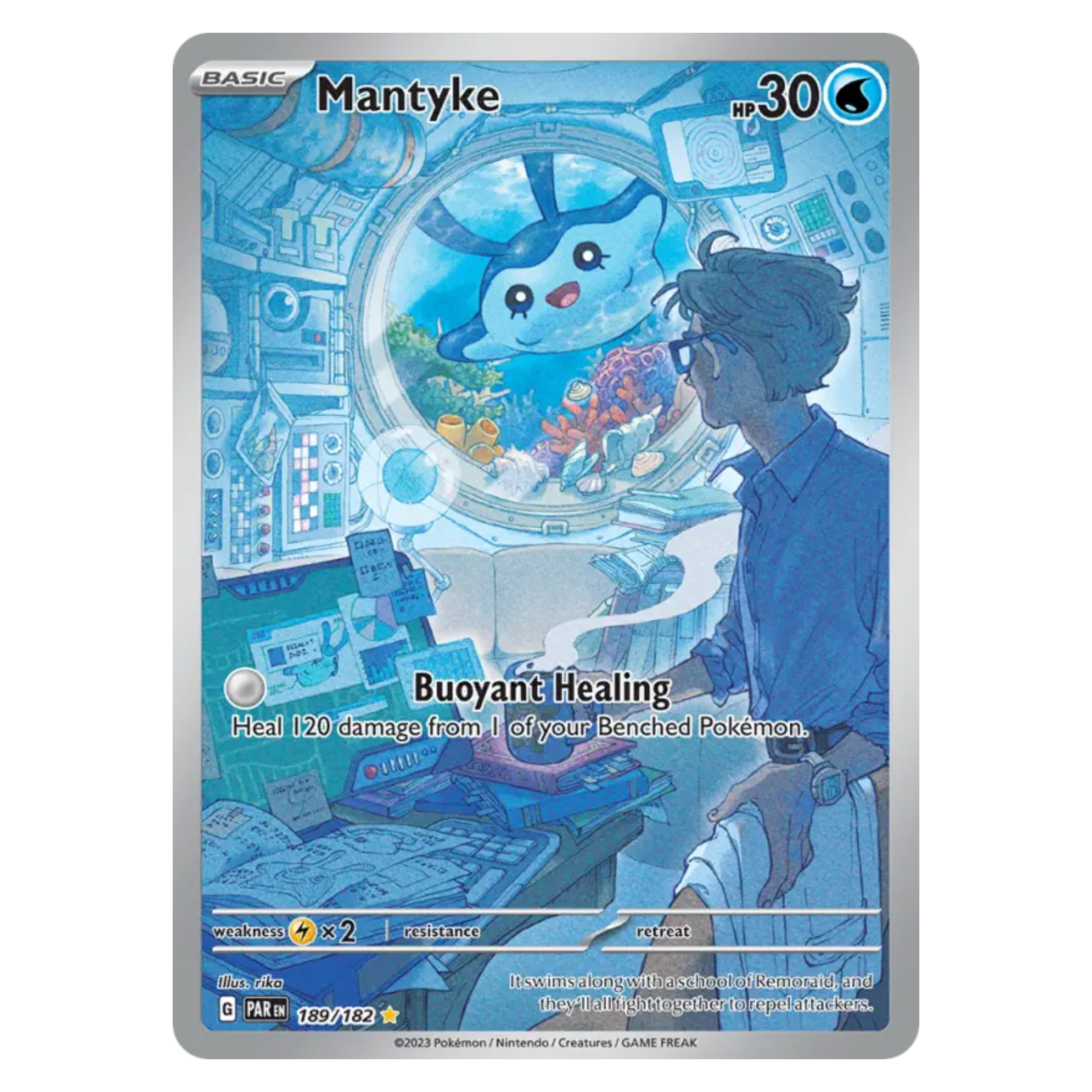 Mantyke 189/182 Illustration rare — Paradox Rift