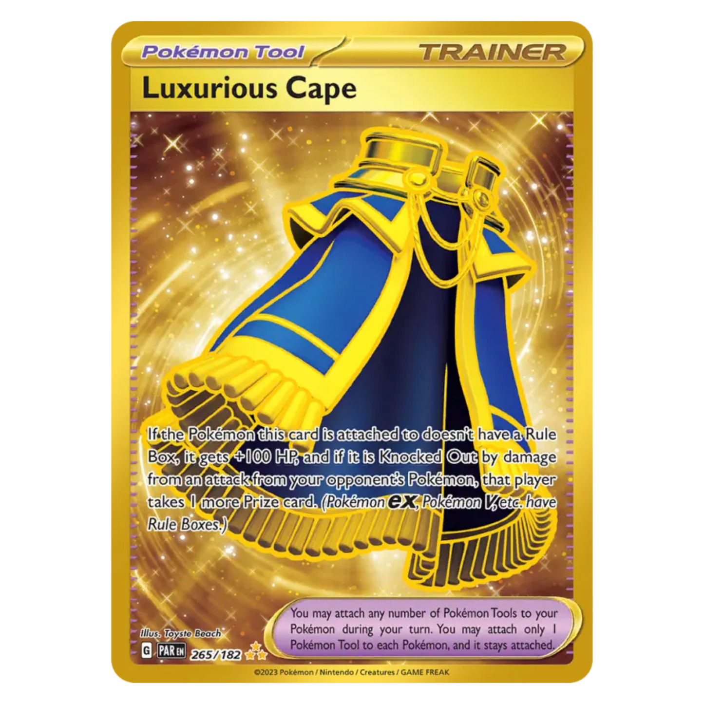 Luxurious Cape 265/182 Hyper rare — Paradox Rift