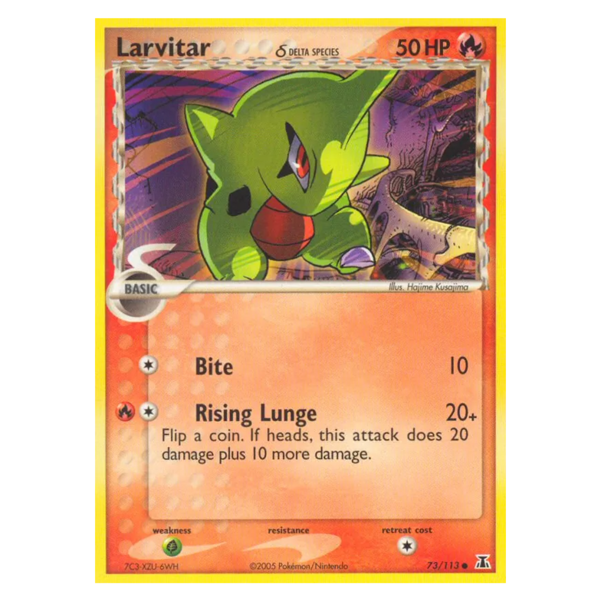 Larvitar δ 73/113 Common — Delta Species