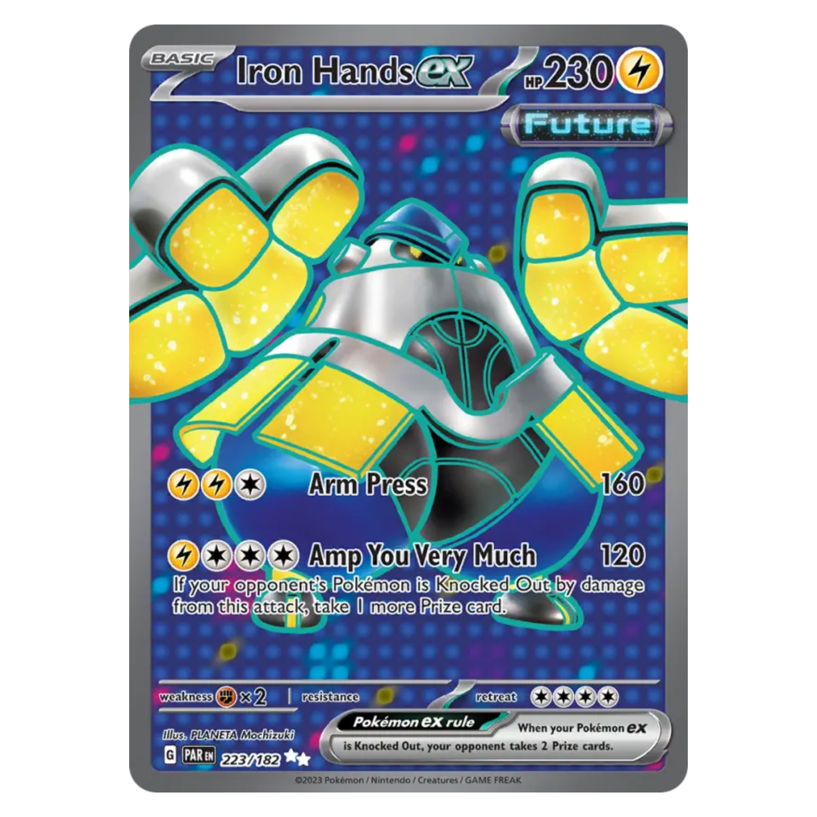Iron Hands ex 223/182 Ultra Rare — Paradox Rift