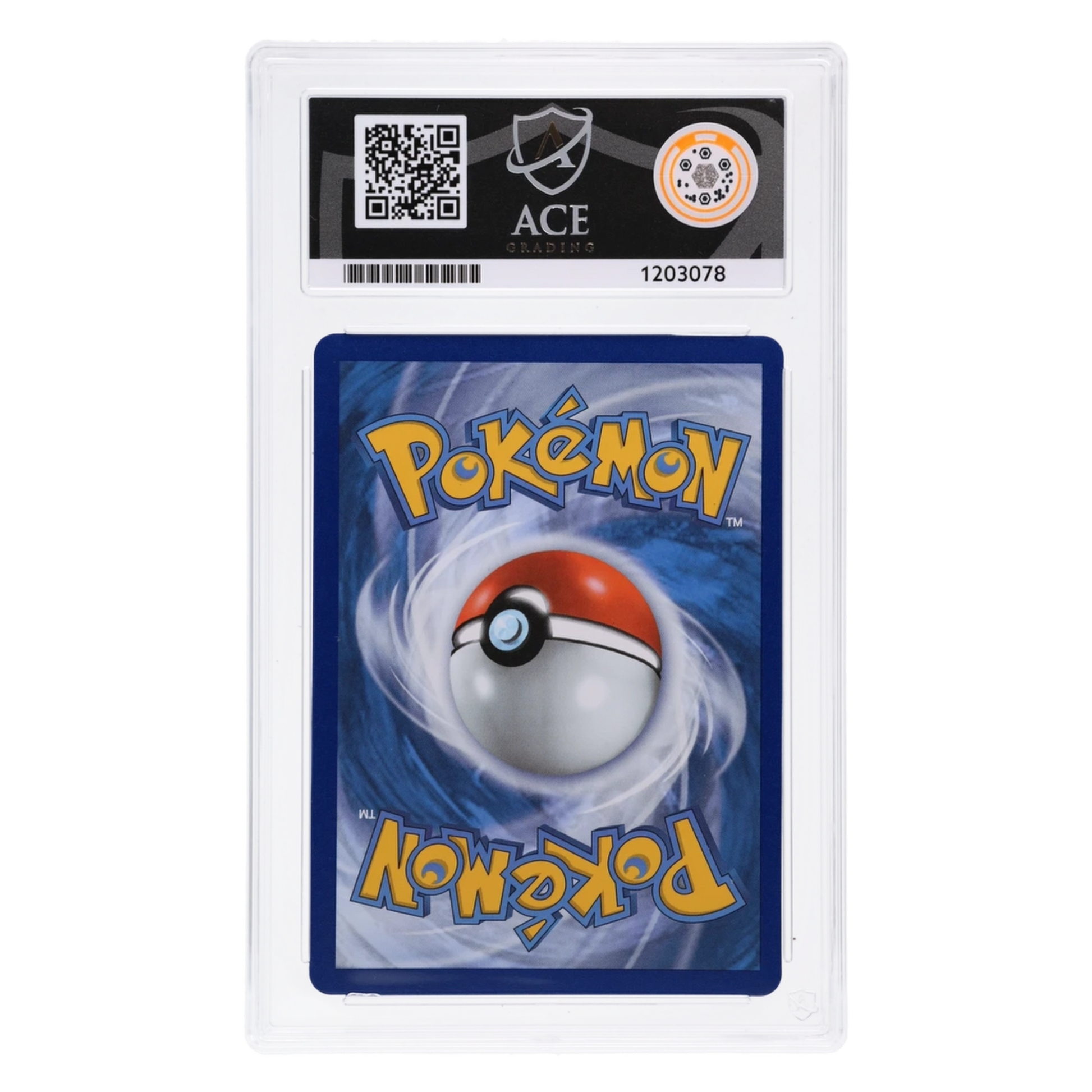 Graded card back