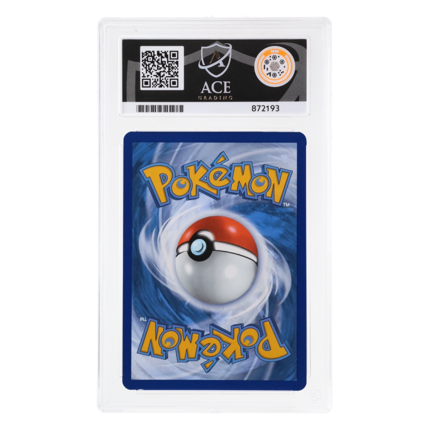Graded card back