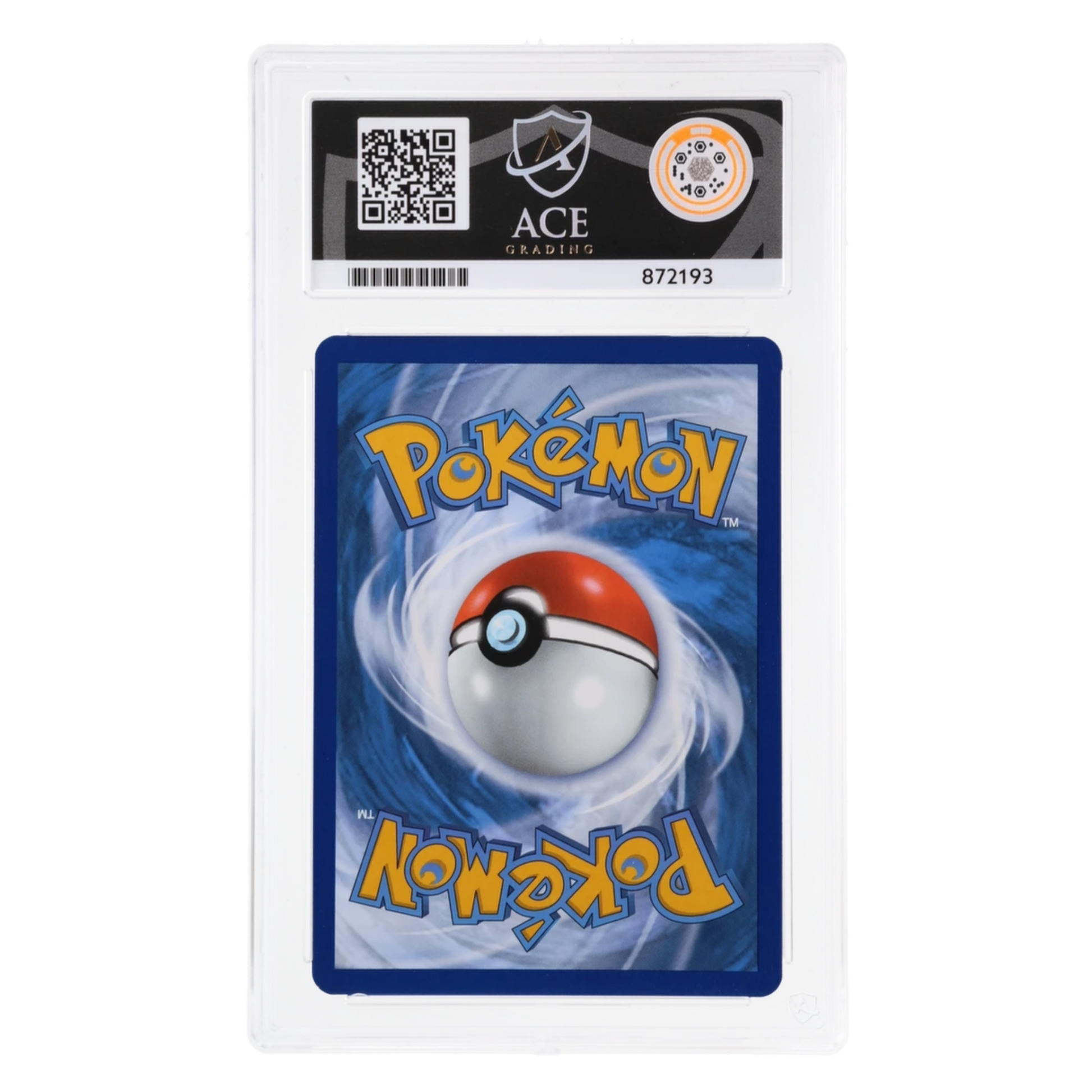 Graded card back
