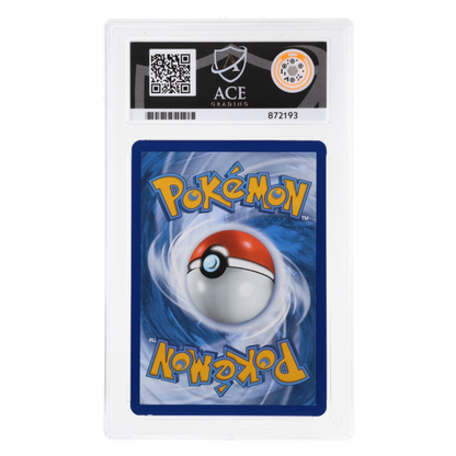 Graded card back