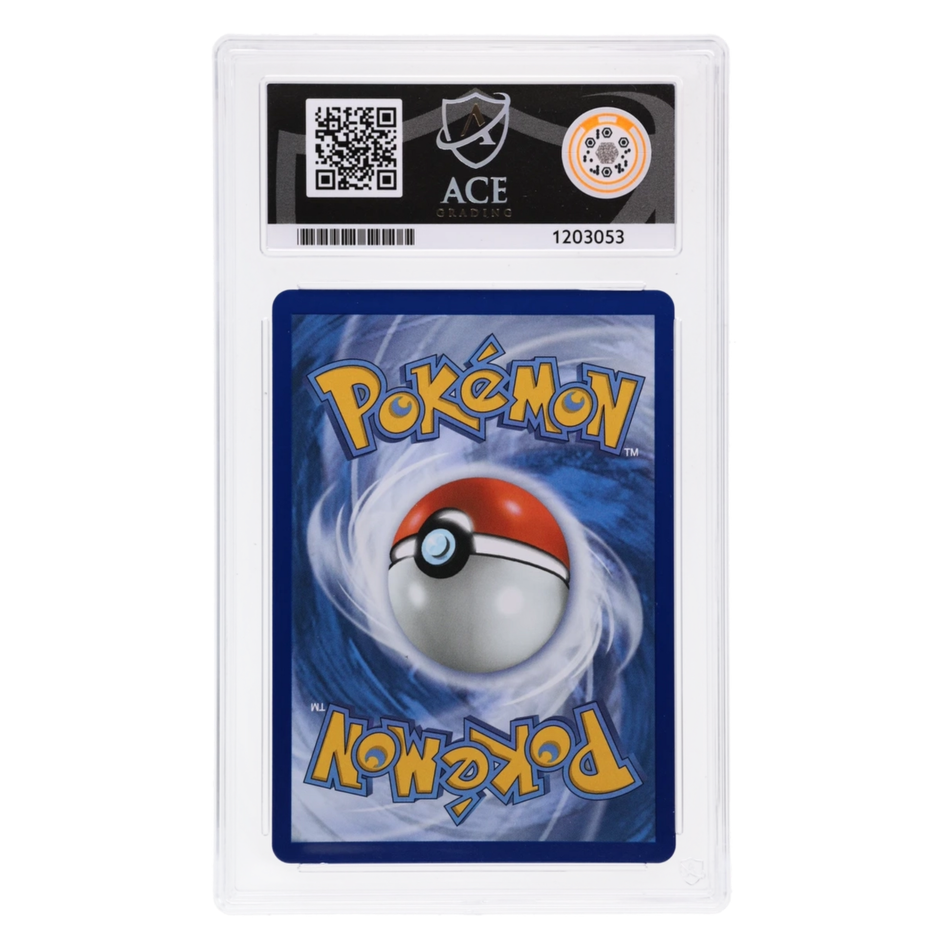 Graded card back