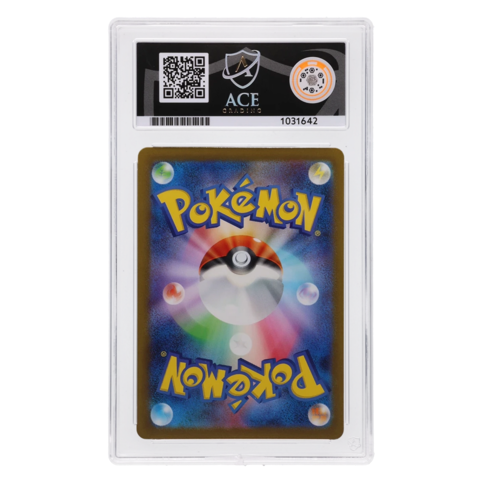 Graded card back