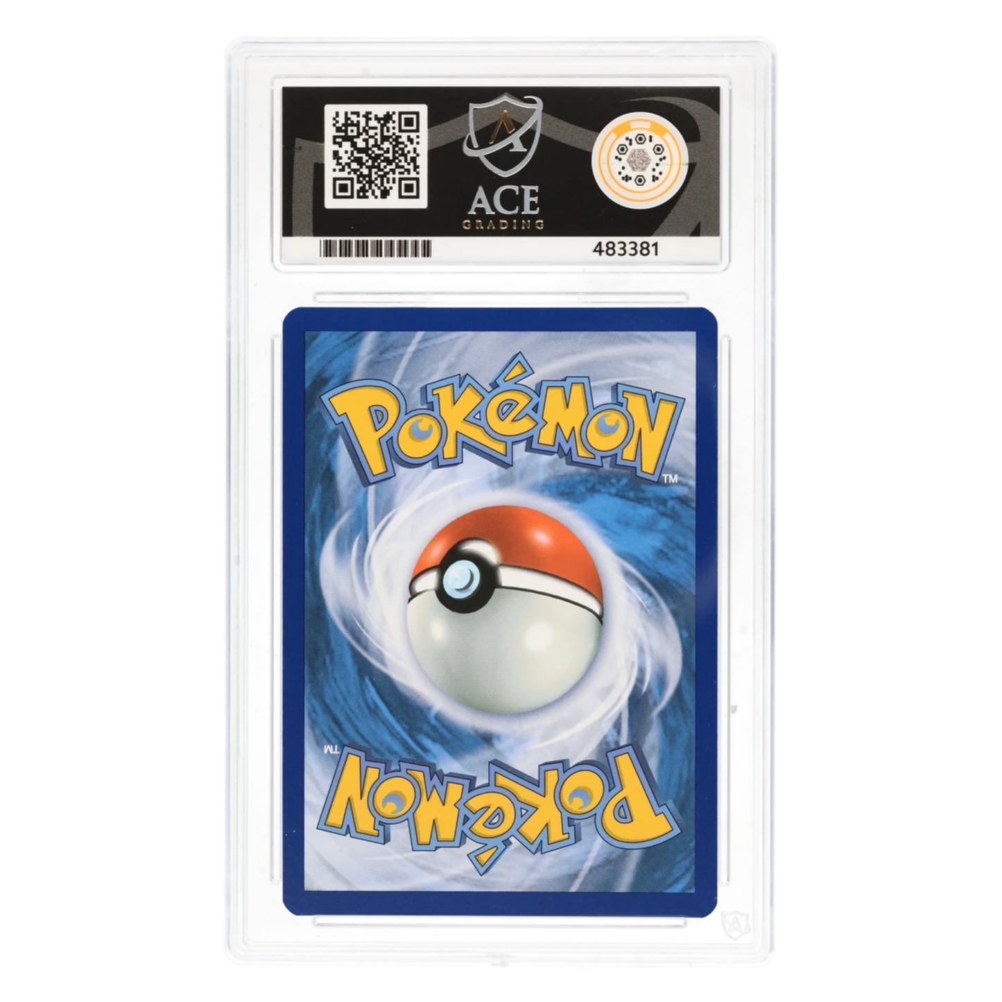 Graded card back