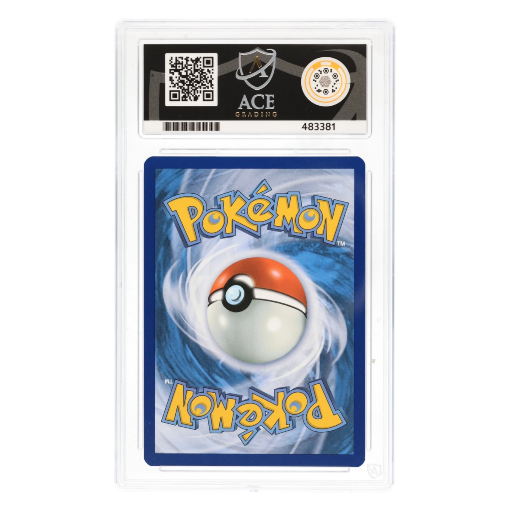 Graded card back