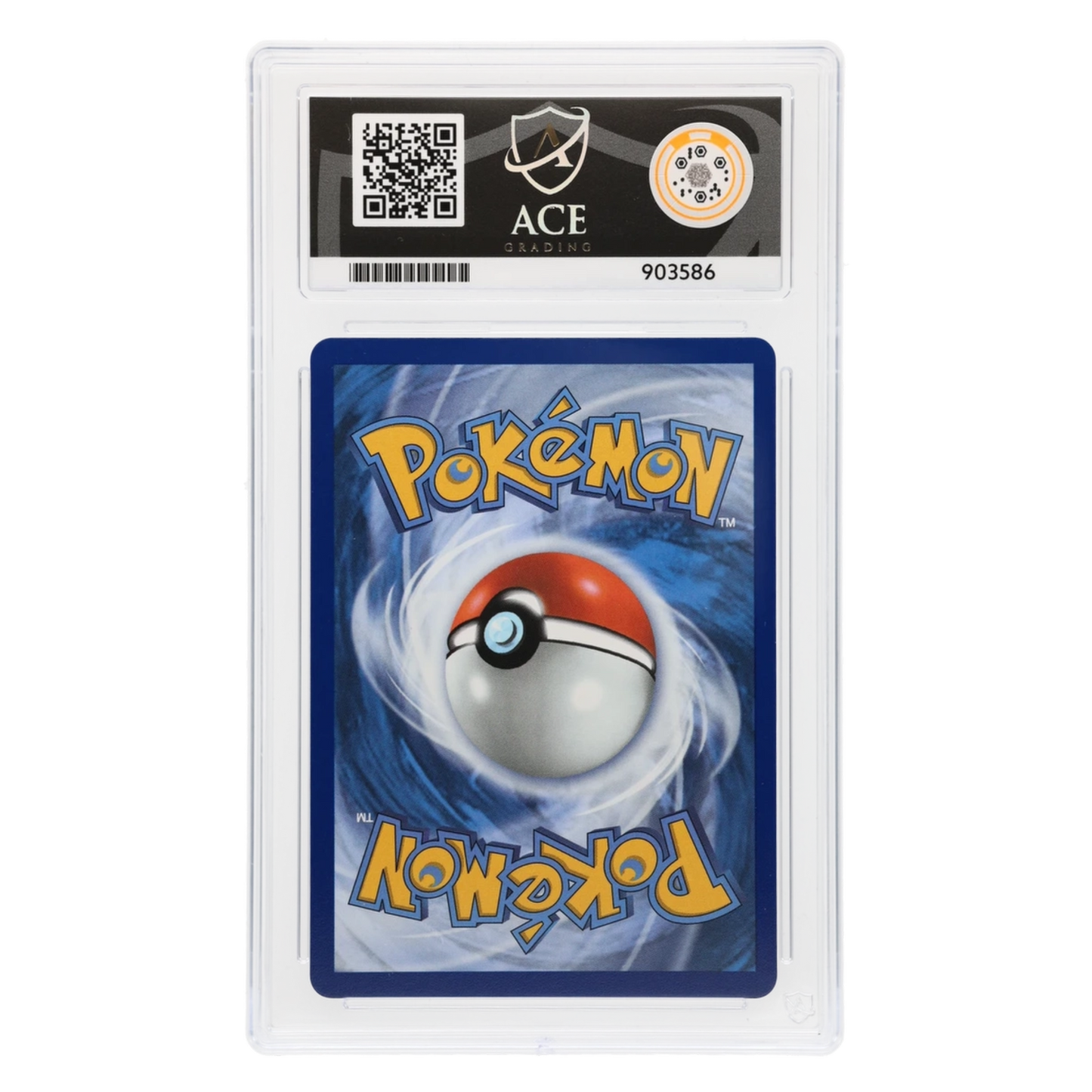 Graded card back