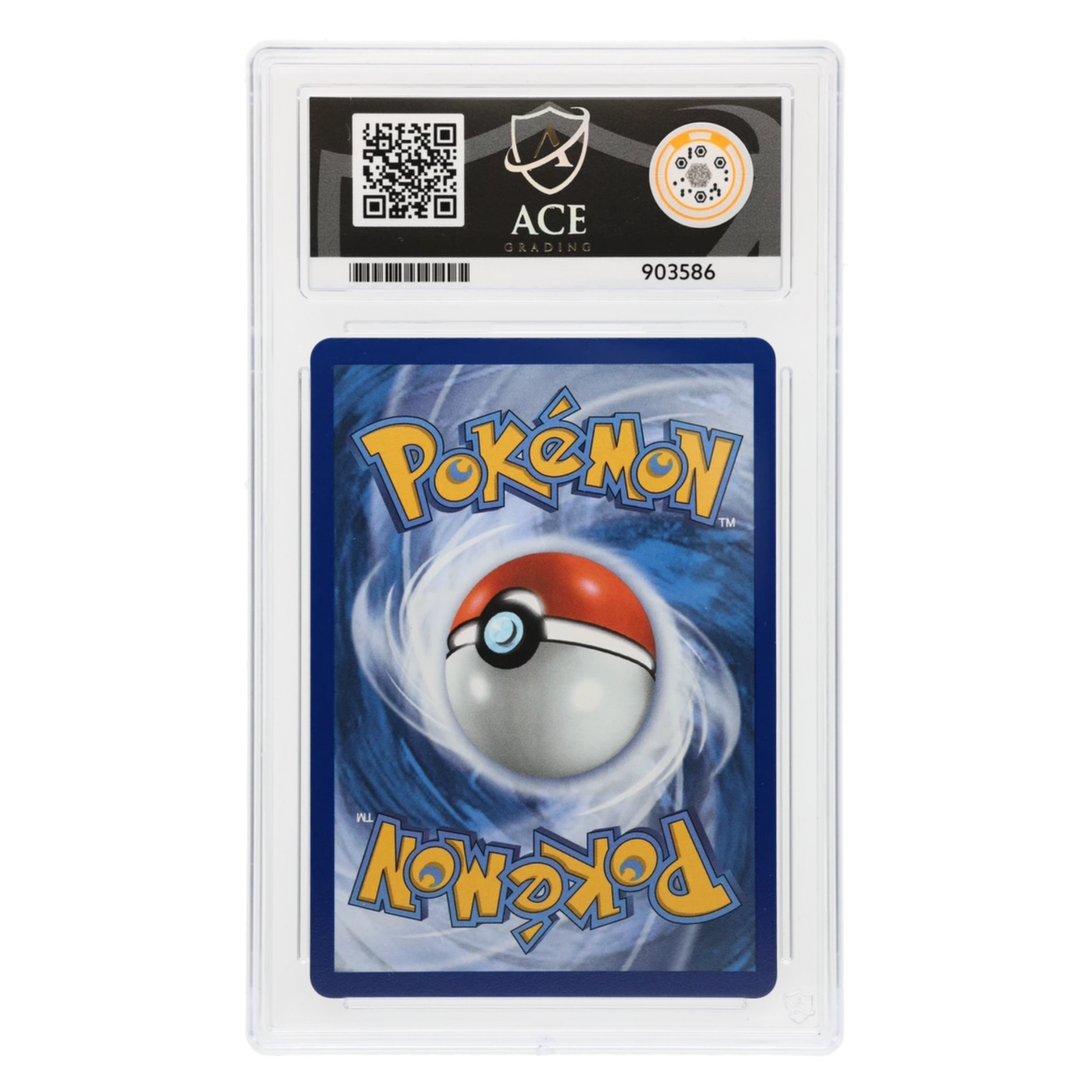 Graded card back