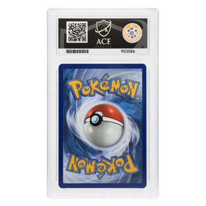 Graded card back