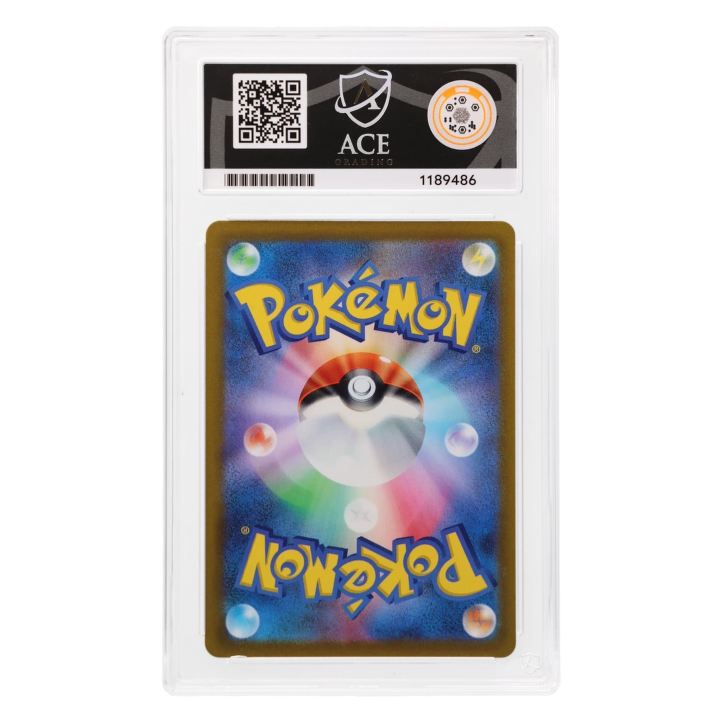 Graded card back