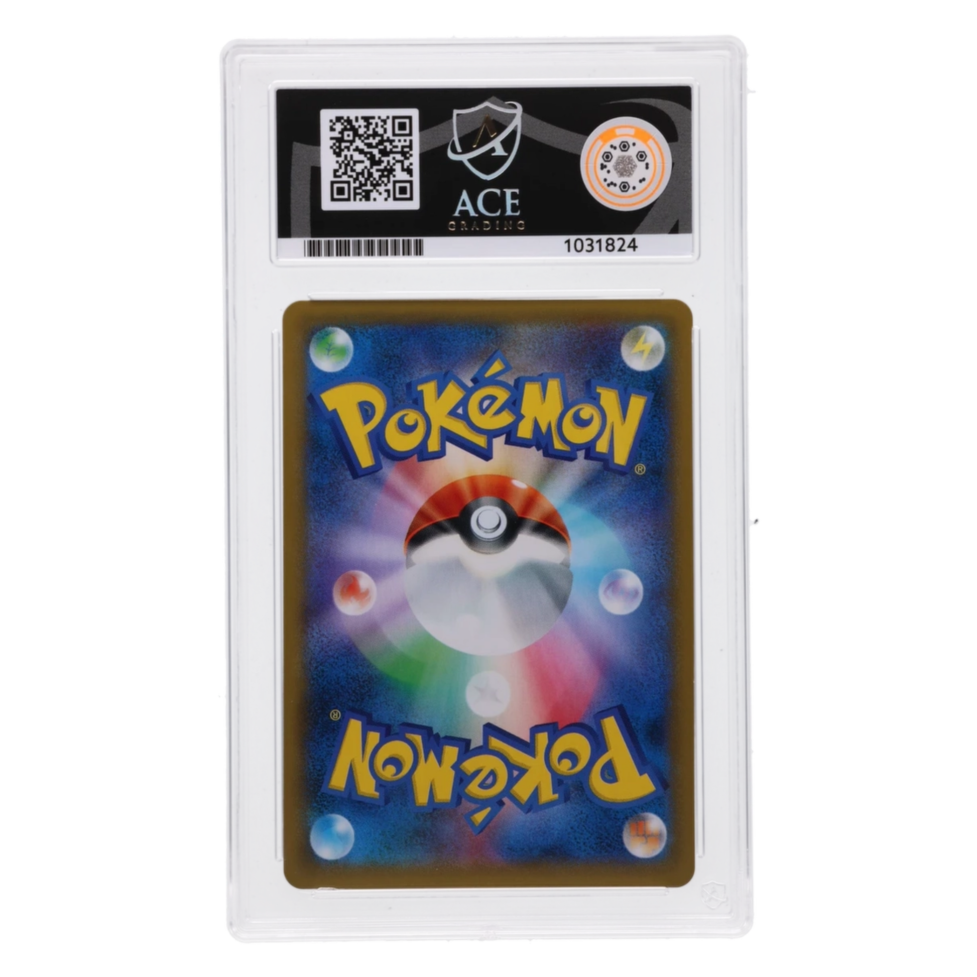 Graded card back