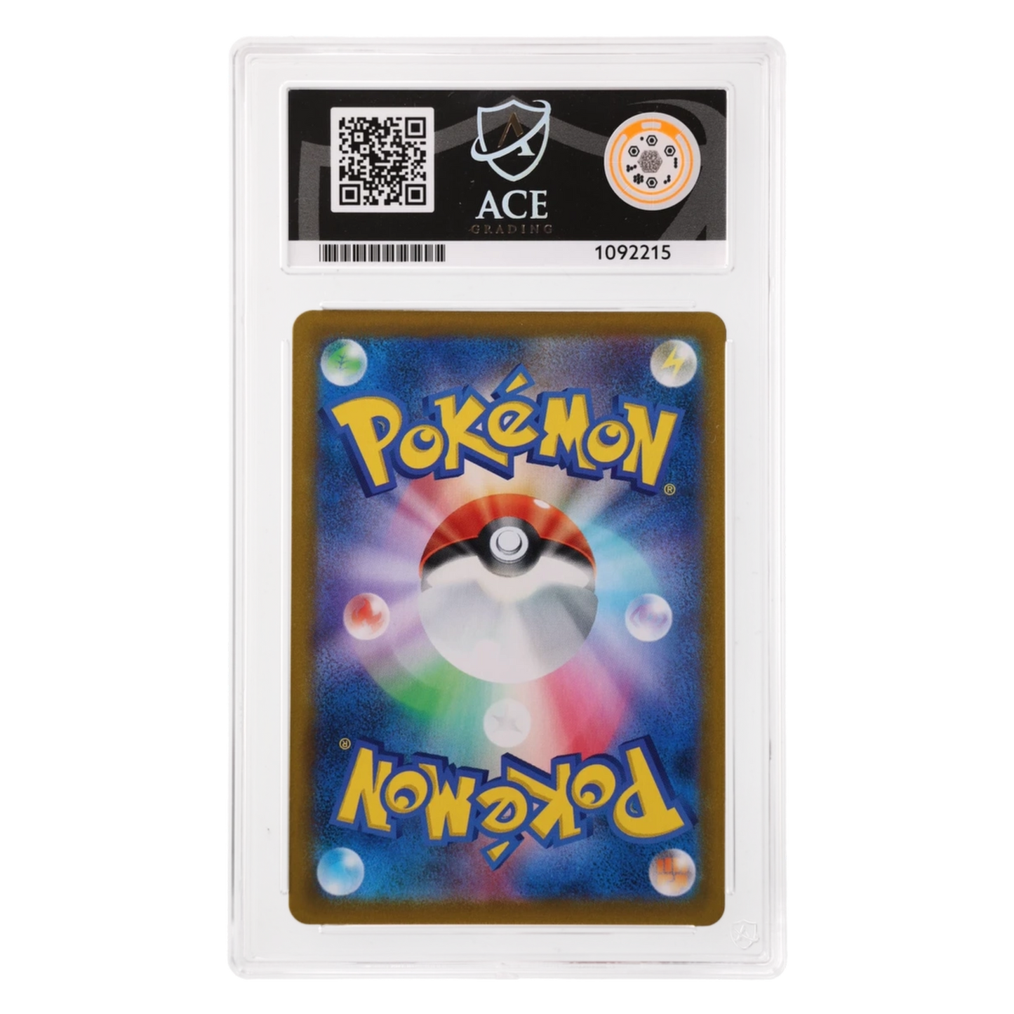 Graded card back