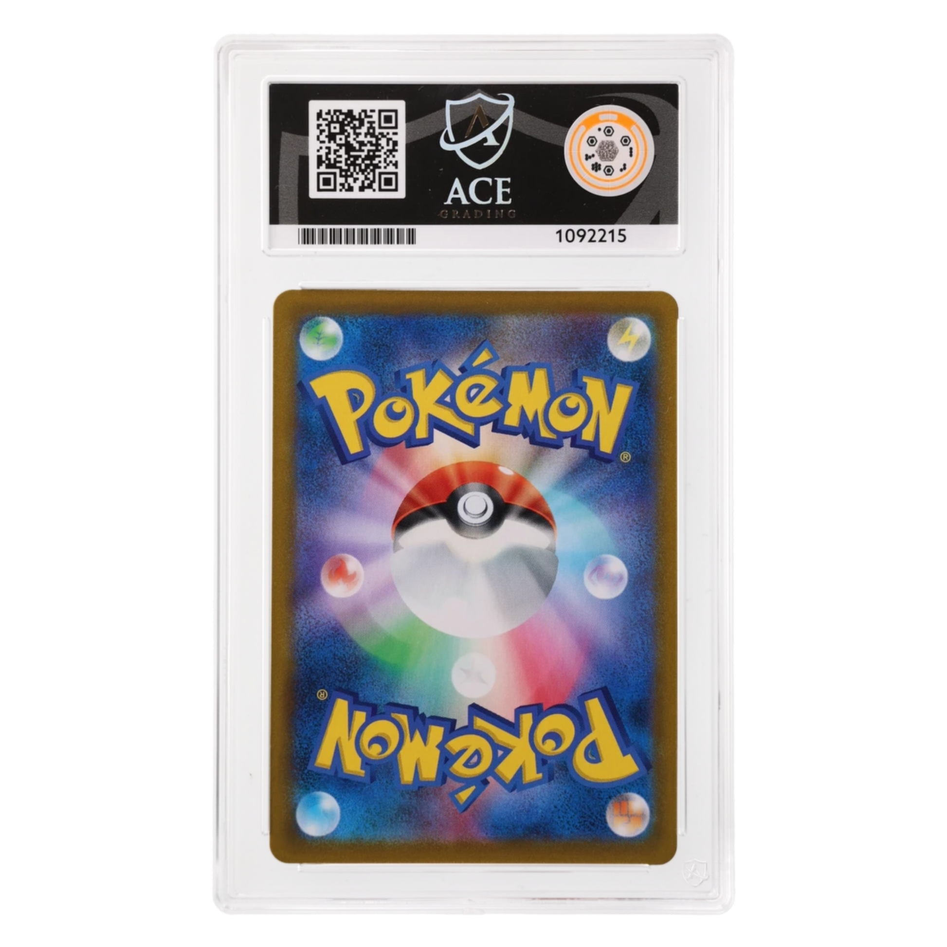 Graded card back