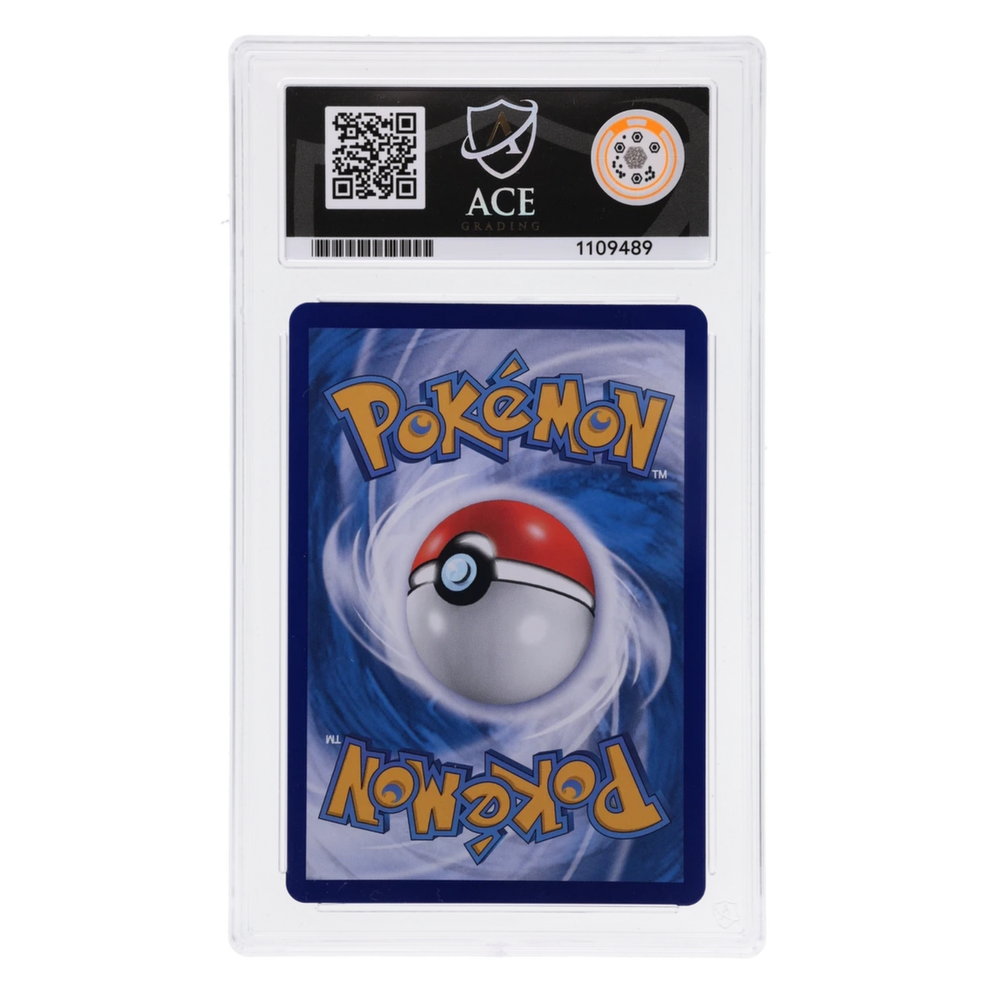 Graded card back