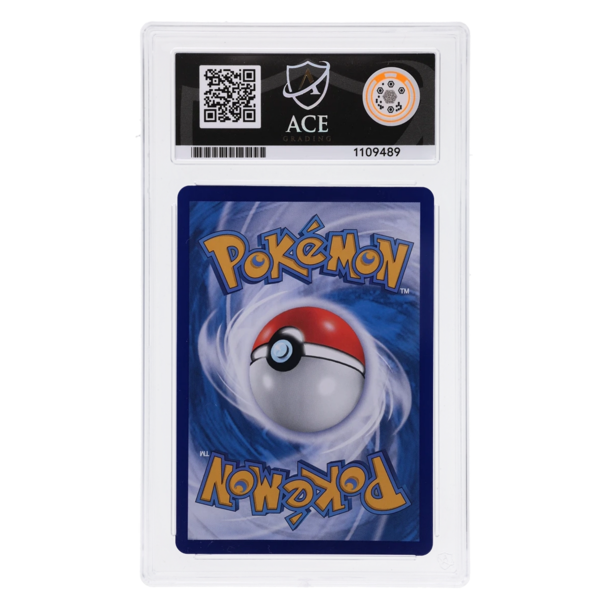 Graded card back