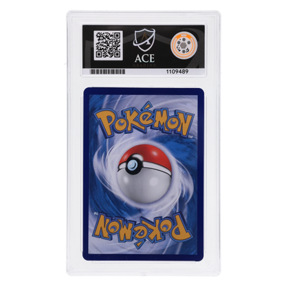 Graded card back