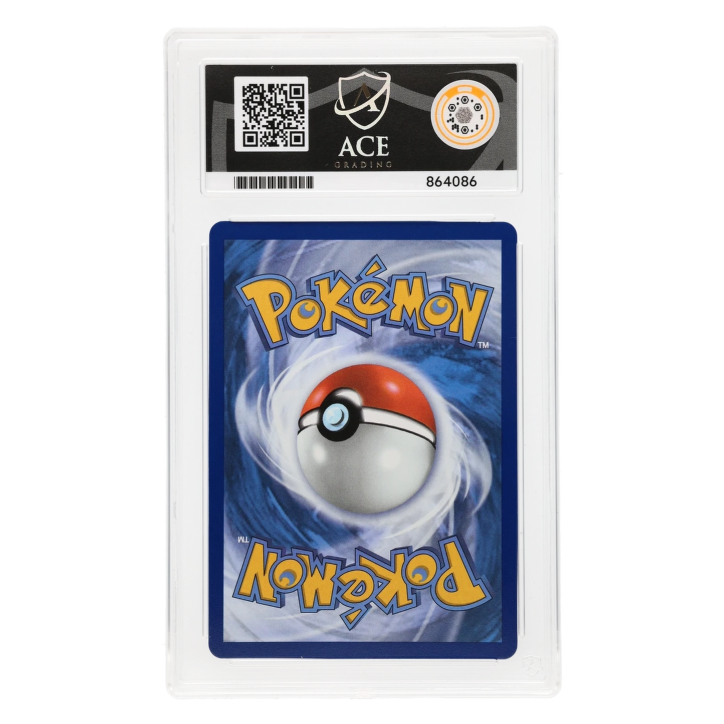 Graded card back