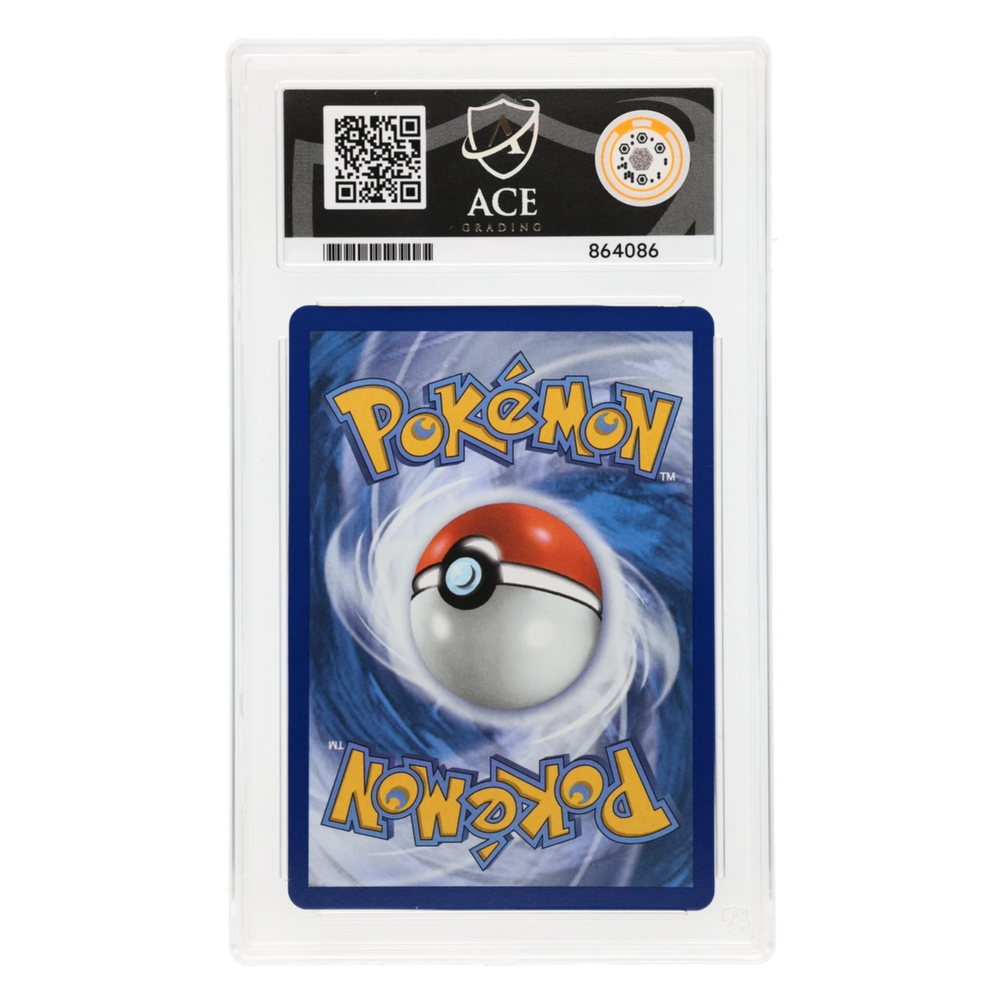 Graded card back