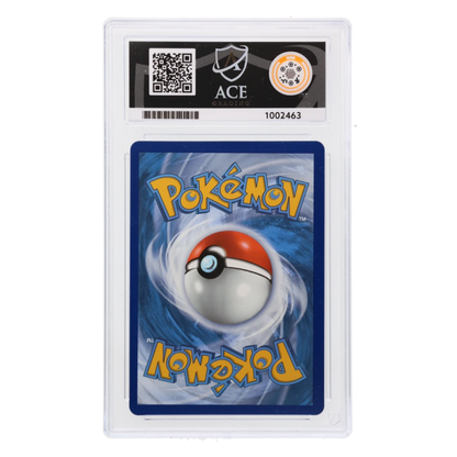 Graded card back