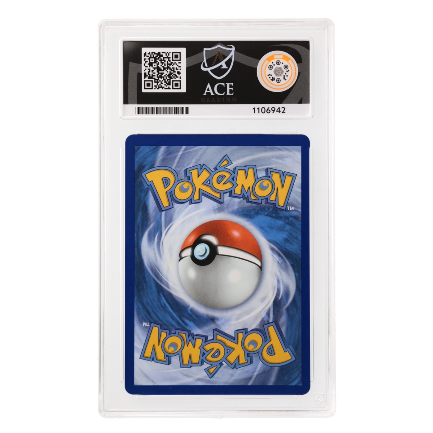 Graded card back