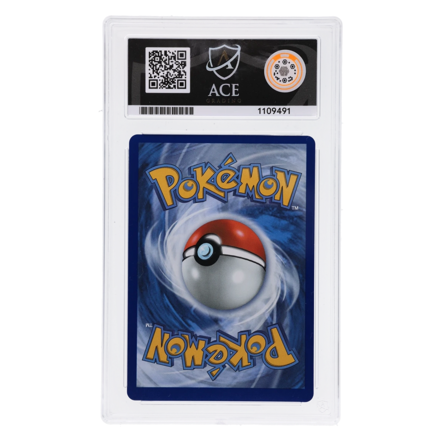Graded card back