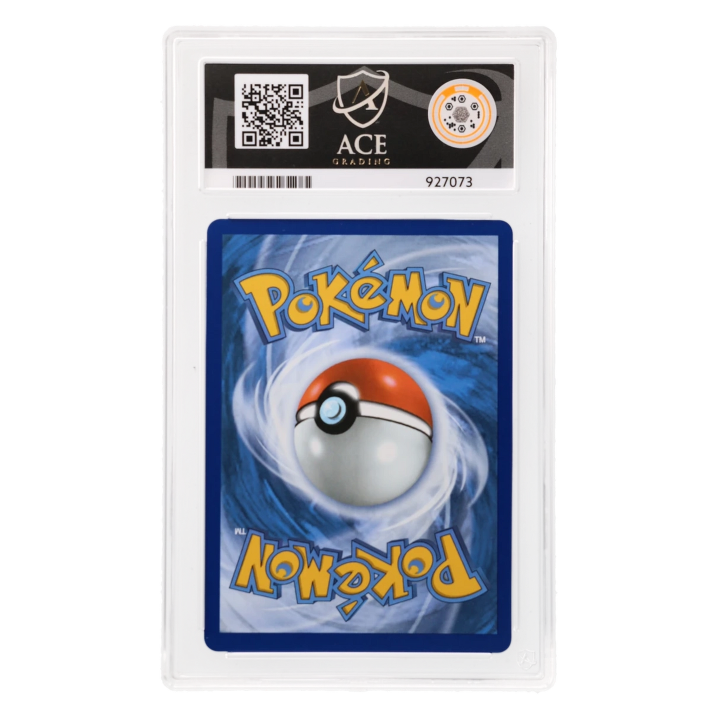 Graded card back