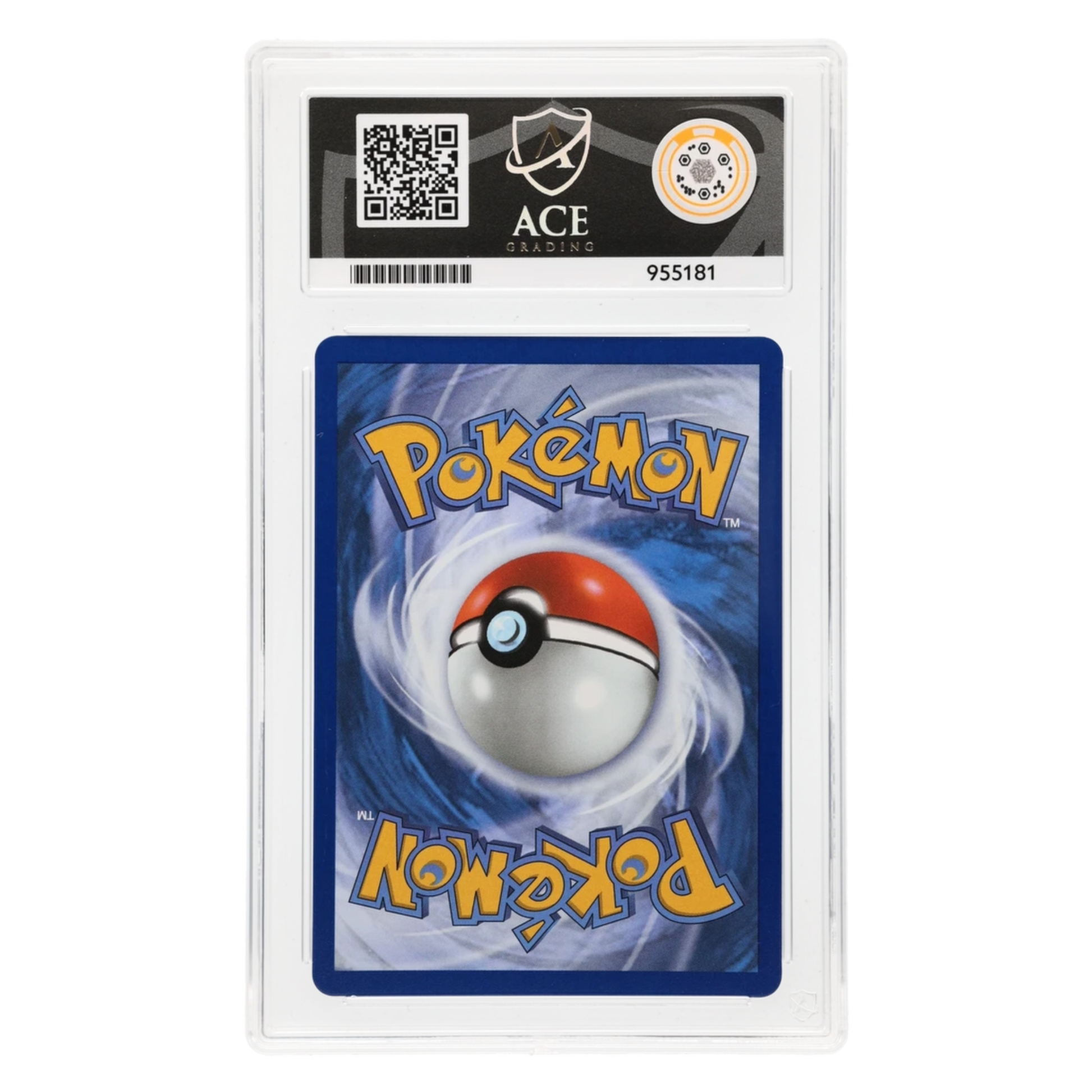 Graded card back