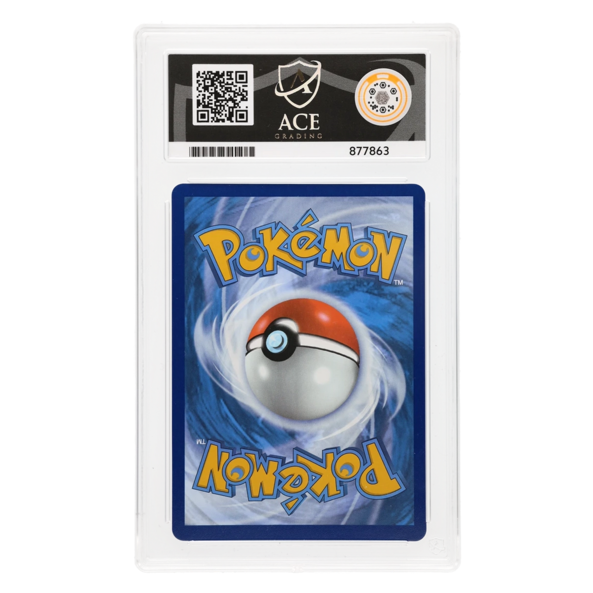 Graded card back