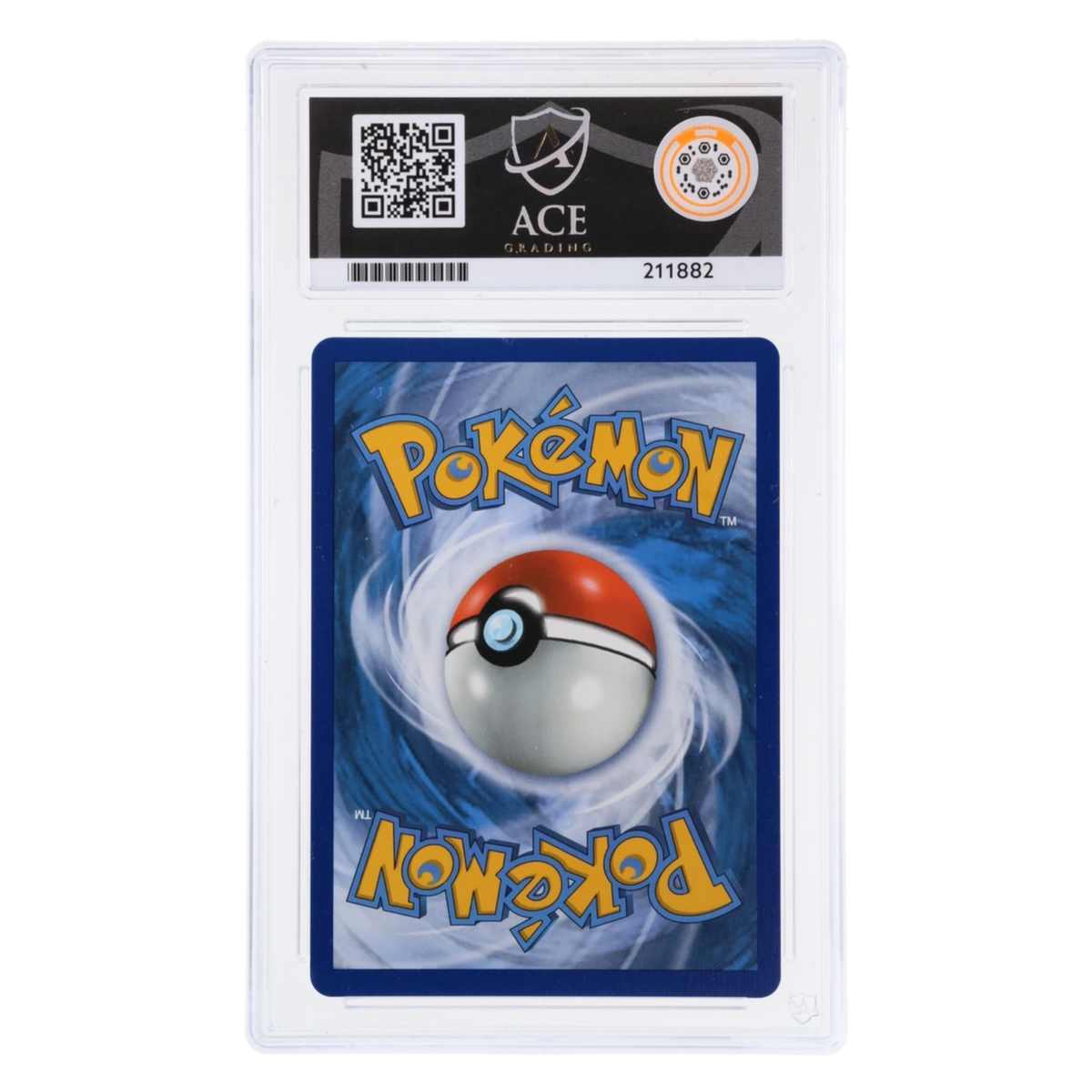 Graded card back