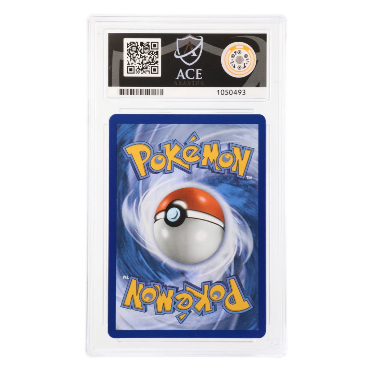 Graded card back