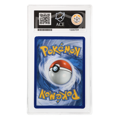 Graded card back