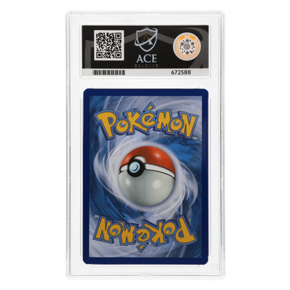 Graded card back