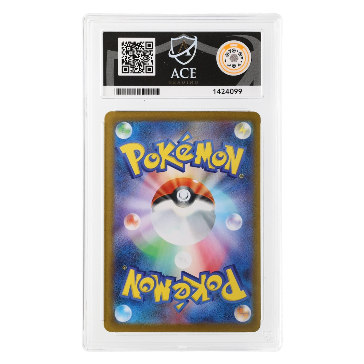 Graded card back